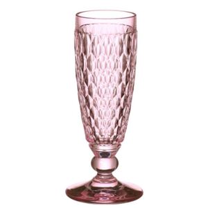 Villeroy & Boch Boston Coloured Rose sklenice na šampaňské, 0,145 l