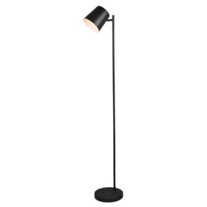 LED stojací lampa Blake s baterií, stmívač, černá