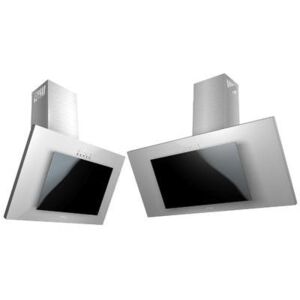 Kuchyňské digestoře - odsavač par HAAG Vertical Satin 6S HIT PRODEJE!! LED! 50 Inox + černé sklo
