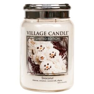 Village Candle Vonná svíčka ve skle - Snoconut - Kokosy na sněhu, 26oz