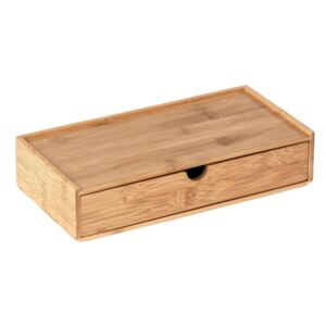 Bambusový úložný box s přihrádkou Wenko Terra