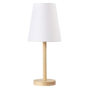 ACA DECOR Stolní lampa Simple bílá/světlé dřevo