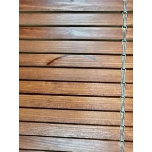 Vingo Dřevěná roleta - barva třešeň 100x255 cm s kazem