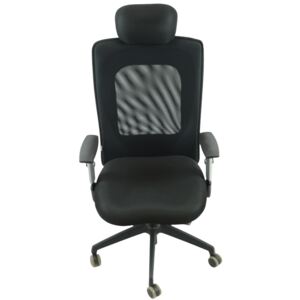 Mercury kancelářská židle LEXA s podhlavníkem, černá č.AOJ936