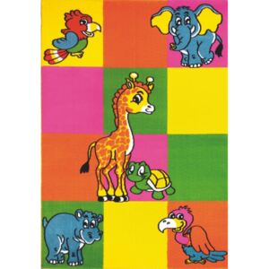 Dětský kusový koberec Bambi 120x170 cm | vícebarevný