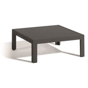Diphano Hliníkový konferenční stolek Cube, Diphano, čtvercový 65x65x25,5cm, rám hliník barva šedočerná (lava), deska keramika barva šedočerná (black onyx)
