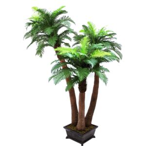Umělá Kapradinová palma - 3 kmeny v květináči, 240 cm