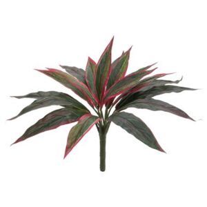 Umělá květina Dracena červená-zelená, 27cm