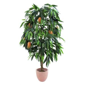 Umělý strom Mango s plody - přírodní kmen, 165cm