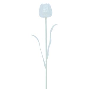 Umělý Tulipán čirý, krystalický 61cm, 12ks