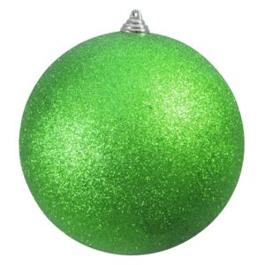 Vánoční dekorační ozdoba, 20 cm, jablečně zelená se třpytkami, 1 k