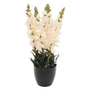Umělá květina Hledík bílý, 65 cm