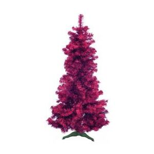 Umělý Vánoční stromek jedle metalický, fialová, 180 cm
