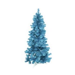 Umělý Vánoční stromek jedle metalický, modrá, 180 cm