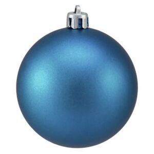 Venkovní Vánoční koule, 7 cm, matná modrá(6 ks)