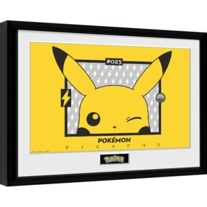 Obraz na zeď - Pokemon - Pikachu wink