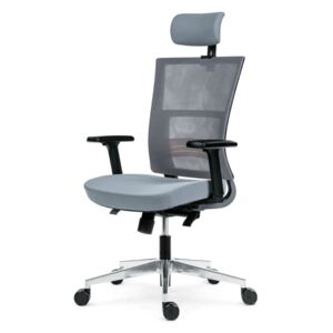 Kancelářská židle PRIMA ALU PDH s područkami nosnost 150 kg