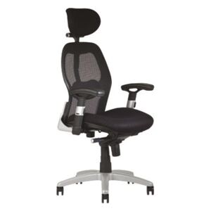 Kancelářská židle saturn, sy - synchro, černá