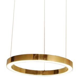 Závěsná lampa RING 80 zlatá - LED, ocel