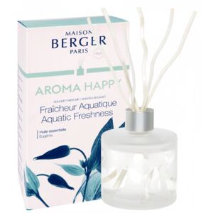 Difuzér s vrbovými tyčinkami Aroma Happy – Svěžest vody, 180 ml Lampe Berger Paris