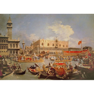 Obraz, Reprodukce - Return of the Bucintoro on Ascension Day, (1697-1768) Canaletto