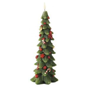 Svíčka vánoční strom 25 cm BRANDANI (barva - červená,zelená)