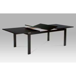 Jídelní stůl rozkládací 180x100 cm v černé barvě dekor wenge BT-6760 BK (T-4600)