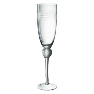 Sklenička na šampaňské s proužkem Flute - ∅ *6*26 cm