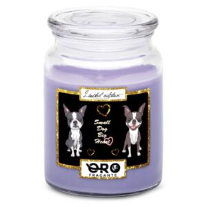 Svíčka Small dog (Vůně svíčky: Levandule)