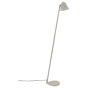 Moderní stojací lampa Pine s mosaznými detaily - Ø 135 x 133 mm, 15 W, šedá