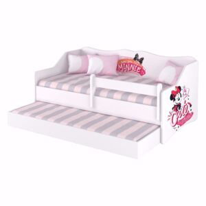 Dvojitá dětská postel LULU 160x80 cm Minnie Cutie