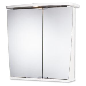 Jokey NUMA LED Zrcadlová skříňka - bílá - š. 58 cm, v. 59,5 cm, hl. 22 cm 111912320-0110