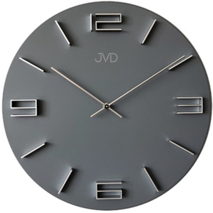Designové nástěnné hodiny JVD HC27.1 šedá