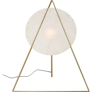 KARE DESIGN Stojací lampa Triangle Marble - bílá