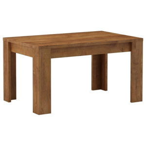 Dřevěný jídelní stůl rozkládací 160x90 cm v provedení jasan světlý KN062