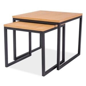 Konferenční stolek LARGO D dub/černá