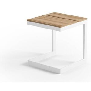 Zumm Garden Furniture® Zahradní stolek GRENADA teak bílý