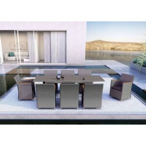 Zumm Garden Furniture® Zahradní sestava TOLEDO - TEAK šedé