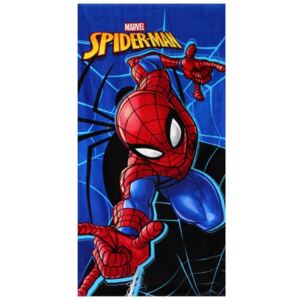 Setino • Bavlněná plážová osuška Spiderman - licenční produkt MARVEL - 70 x 140 cm - 100% bavlna