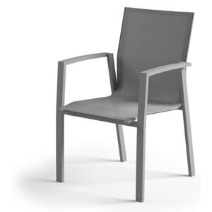Zumm Garden Furniture® Zahradní hliniková židle LEON šedá