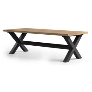 Zumm Garden Furniture® Zahradní stůl BILBAO teak/hliník antracit