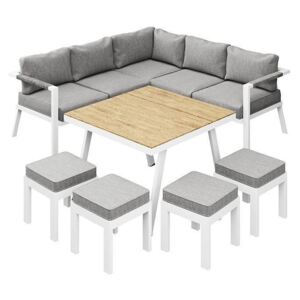 Zumm Garden Furniture® Sestava zahradního nábytku GRADO II bílý