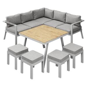 Zumm Garden Furniture® Sestava zahradního nábytku GRADO II šedá