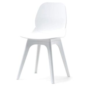 Medo Jídelní židle LEAF DSX bílá - bílá
