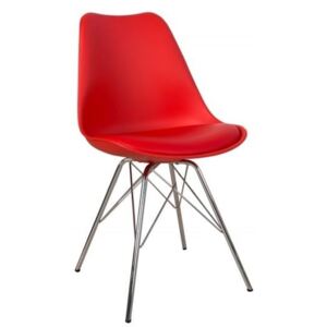 Inviro Jídelní židle DORO DSR, červená
