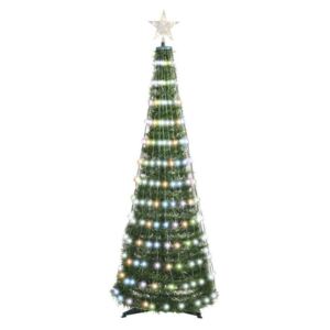 EMOS LED RGB Vánoční stromek se světelným řetězem 304xLED/16 módů 1,8m + DO EMS650