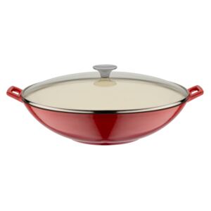 GSW Litinová pánev wok / Pánev (červená, wok) (100320216007)