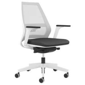 Kancelářská židle Infinity Net White, černá