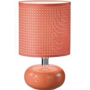 Faneurope I-PINKO/L ARA stolní lampička 1xE14 keramika oranžová