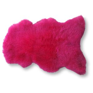 Wooline ovčí kožešina North růžová 85 x 60 cm